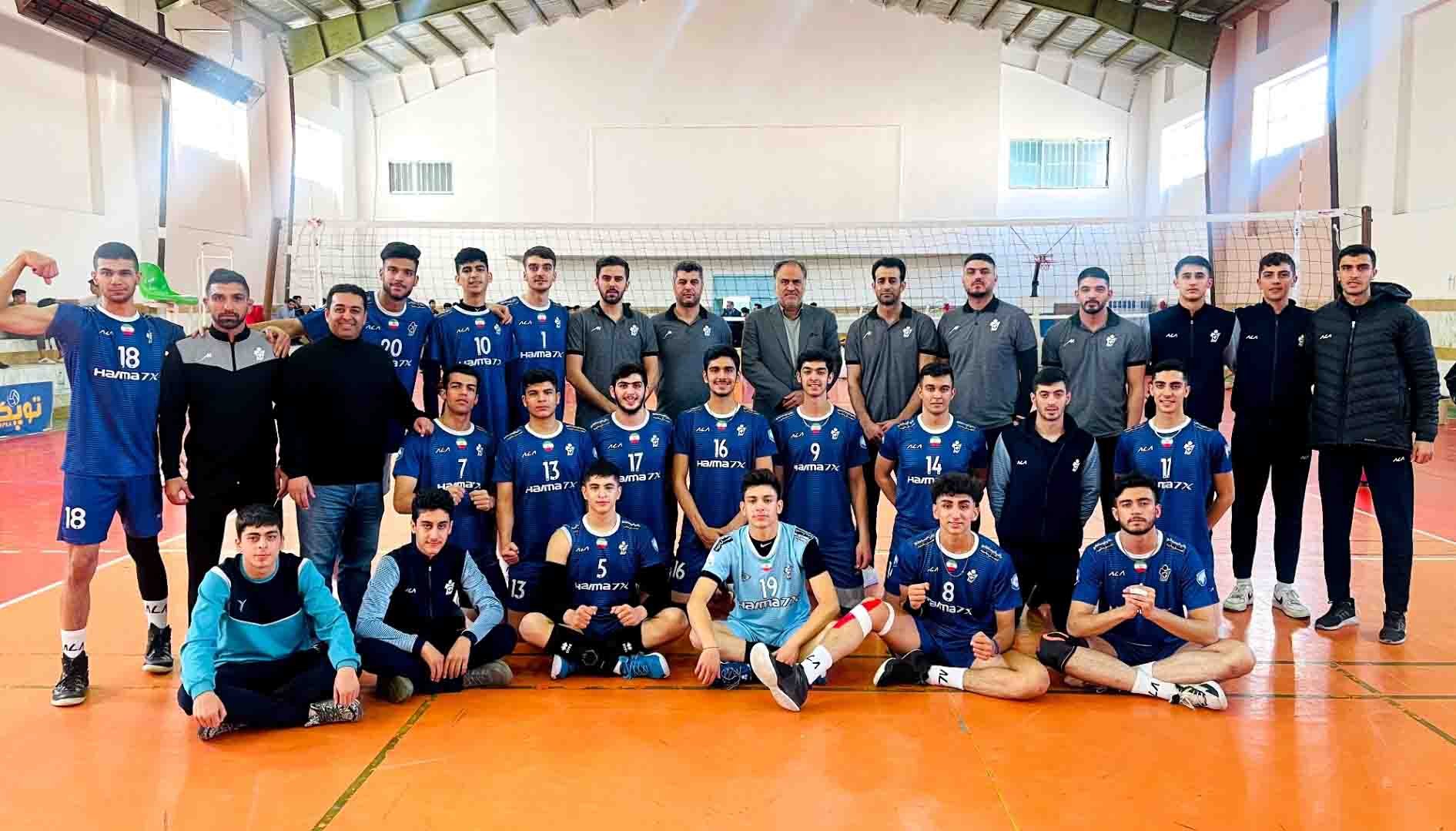 لیگ برتر والیبال نوجوانان کشور | پیروزی قاطع پیکان مقابل گیتی پسند در روز چهارم